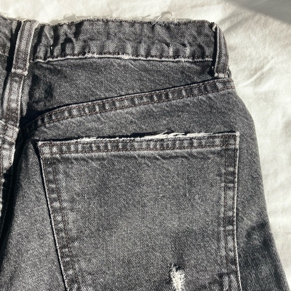 ZARA Black High Waist Ripped Skinny Jeans - Picture 13 of 14